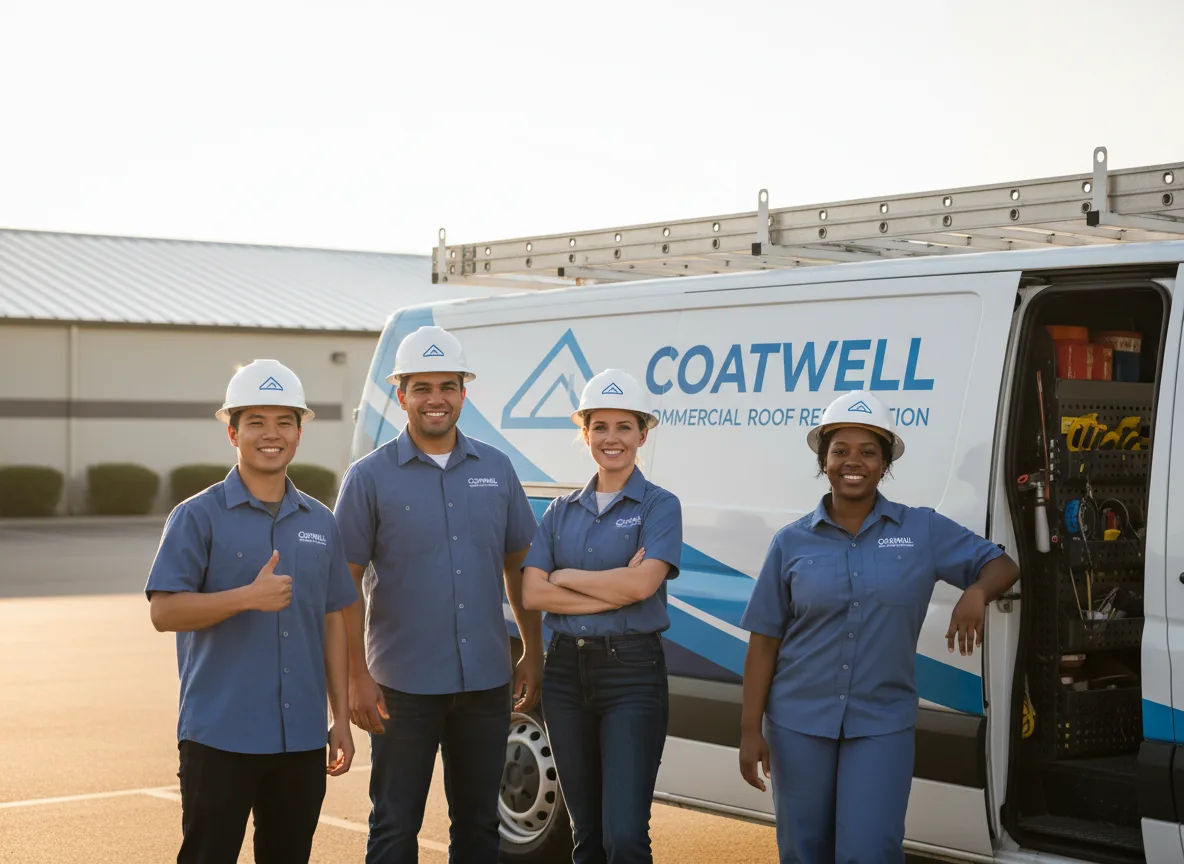 Commercial roof coating company in Capron, VA