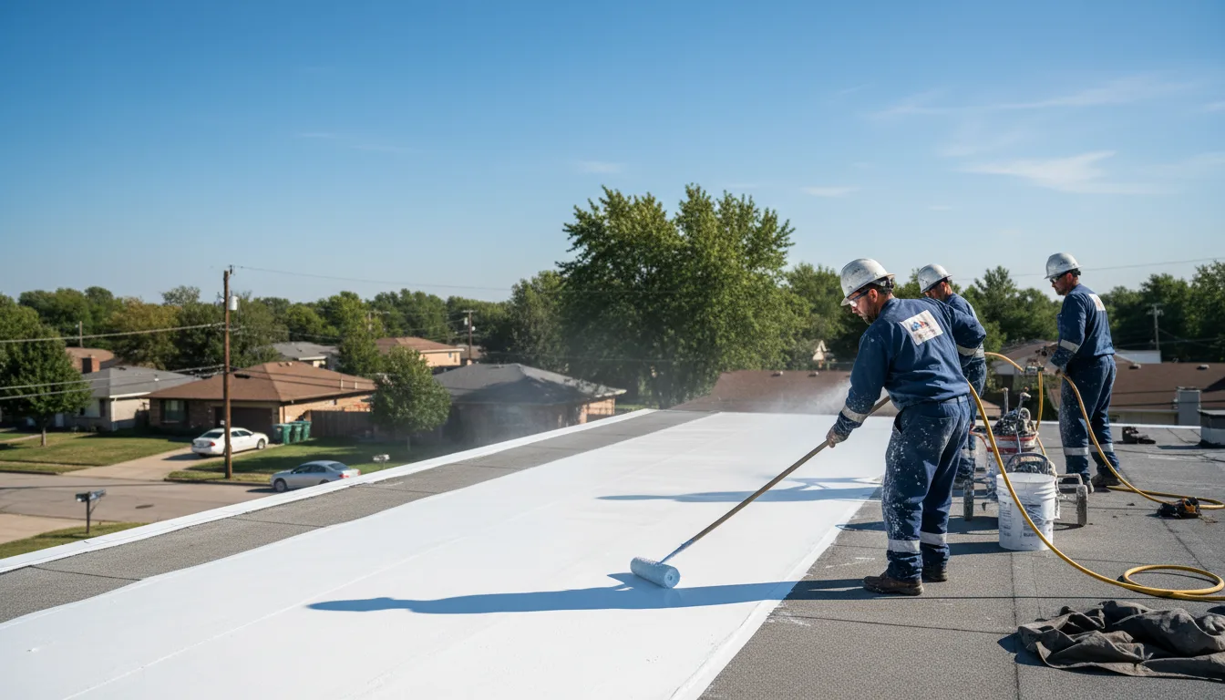 Commercial roof coating in Capron, VA near me